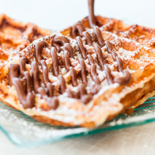 Gaufre au nutella