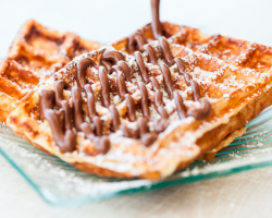 Gaufre au nutella